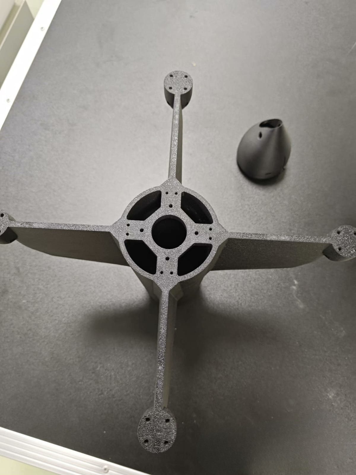 Rotor arm frame